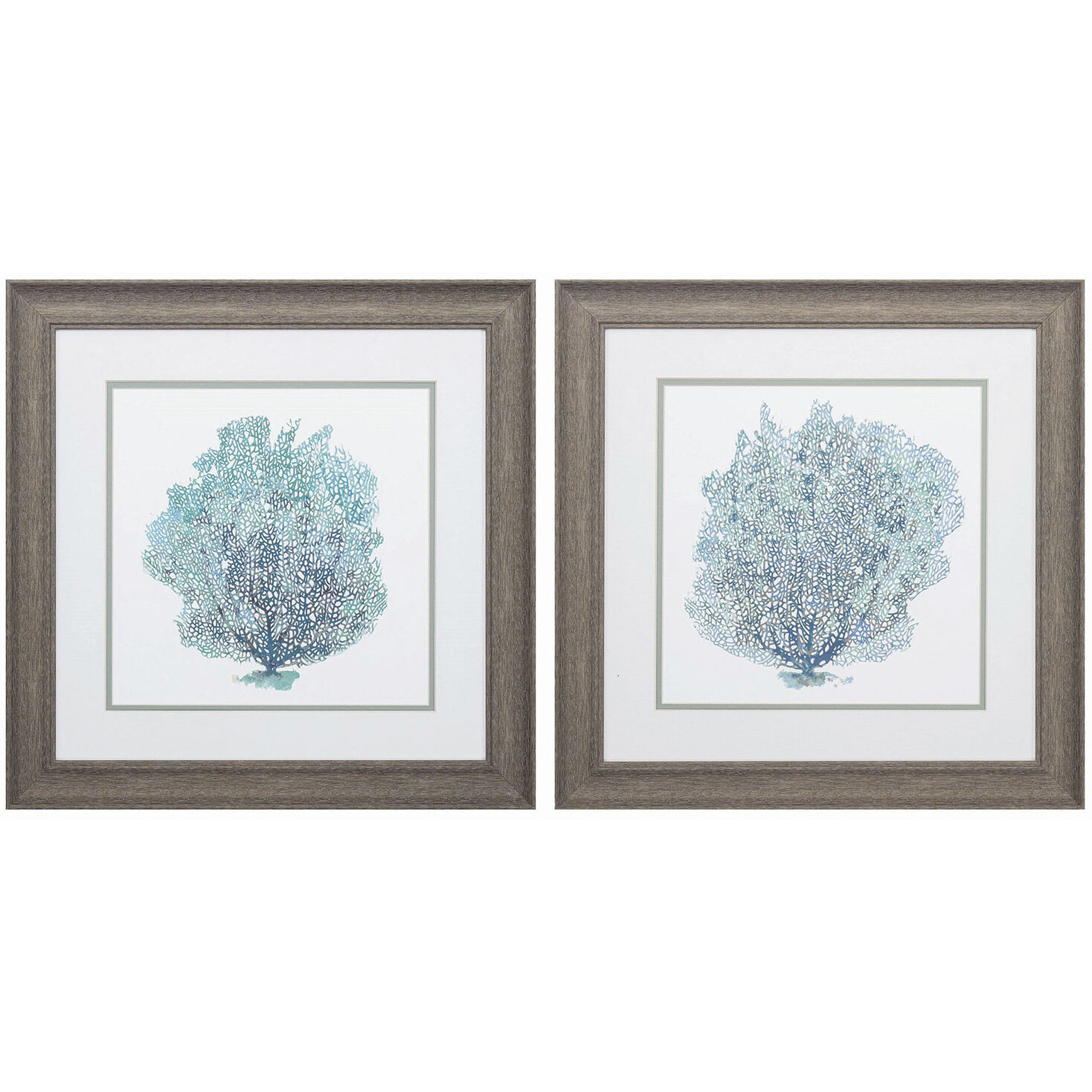 Waterside Teal and Blue Framed Art, Propac