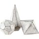 Copas Whitewash Decorative Object, Set of 3