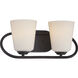 Dylan LED 16 inch Mahogany Bronze Vanity Light Wall Light