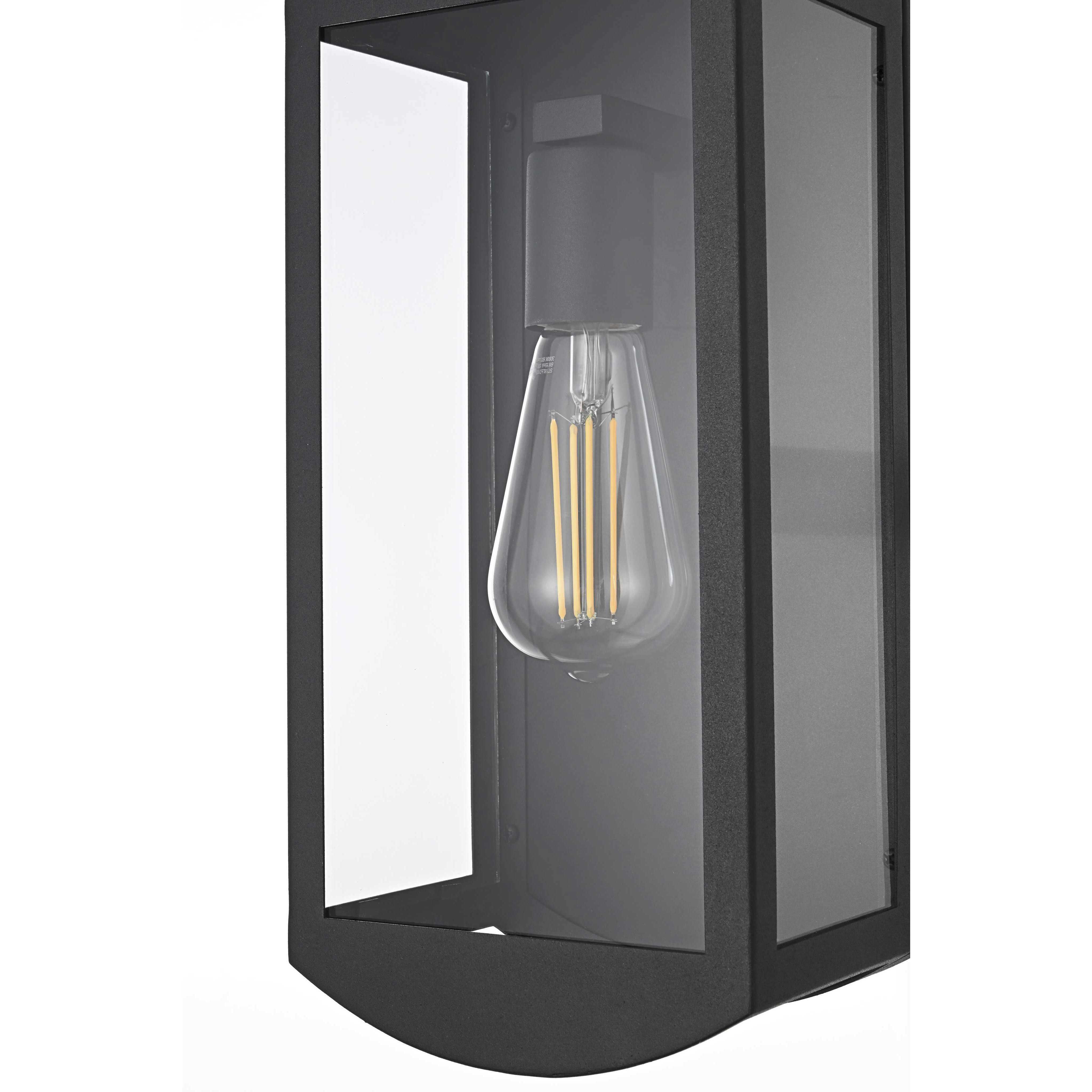 Miles 1 Light 14 inch Black Outdoor Wall Sconce