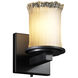 Veneto Luce LED 5 inch Matte Black Wall Sconce Wall Light