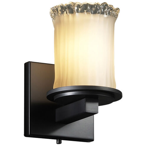 Veneto Luce LED 5 inch Matte Black Wall Sconce Wall Light