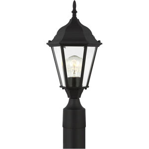 Bakersville 1 Light 17.88 inch Black Outdoor Post Lantern
