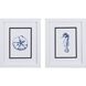 Waterside Collection Blue Framed Art
