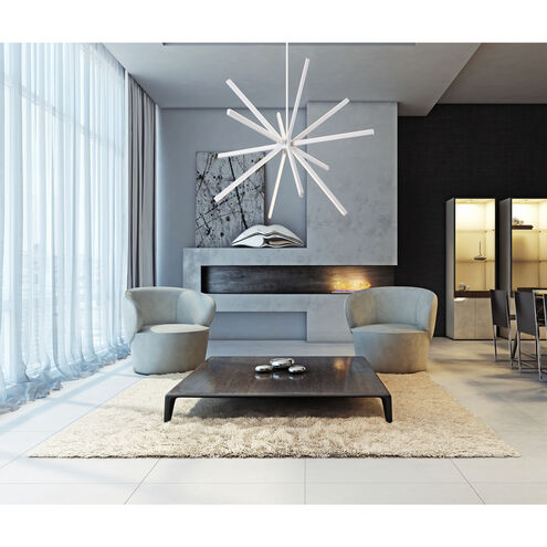 Sirius LED 46.13 inch White Chandelier Ceiling Light