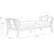 Adelina Heather Ivory Tweed Daybed