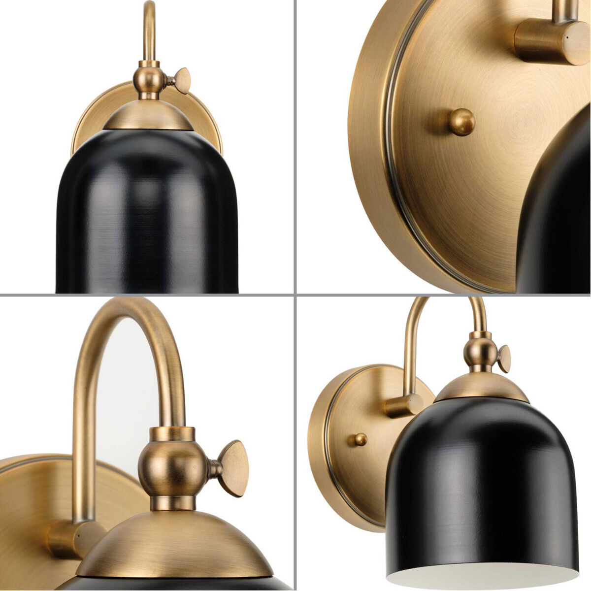 Dalton 1 Light 7 inch Vintage Brass Bath Vanity Wall Light