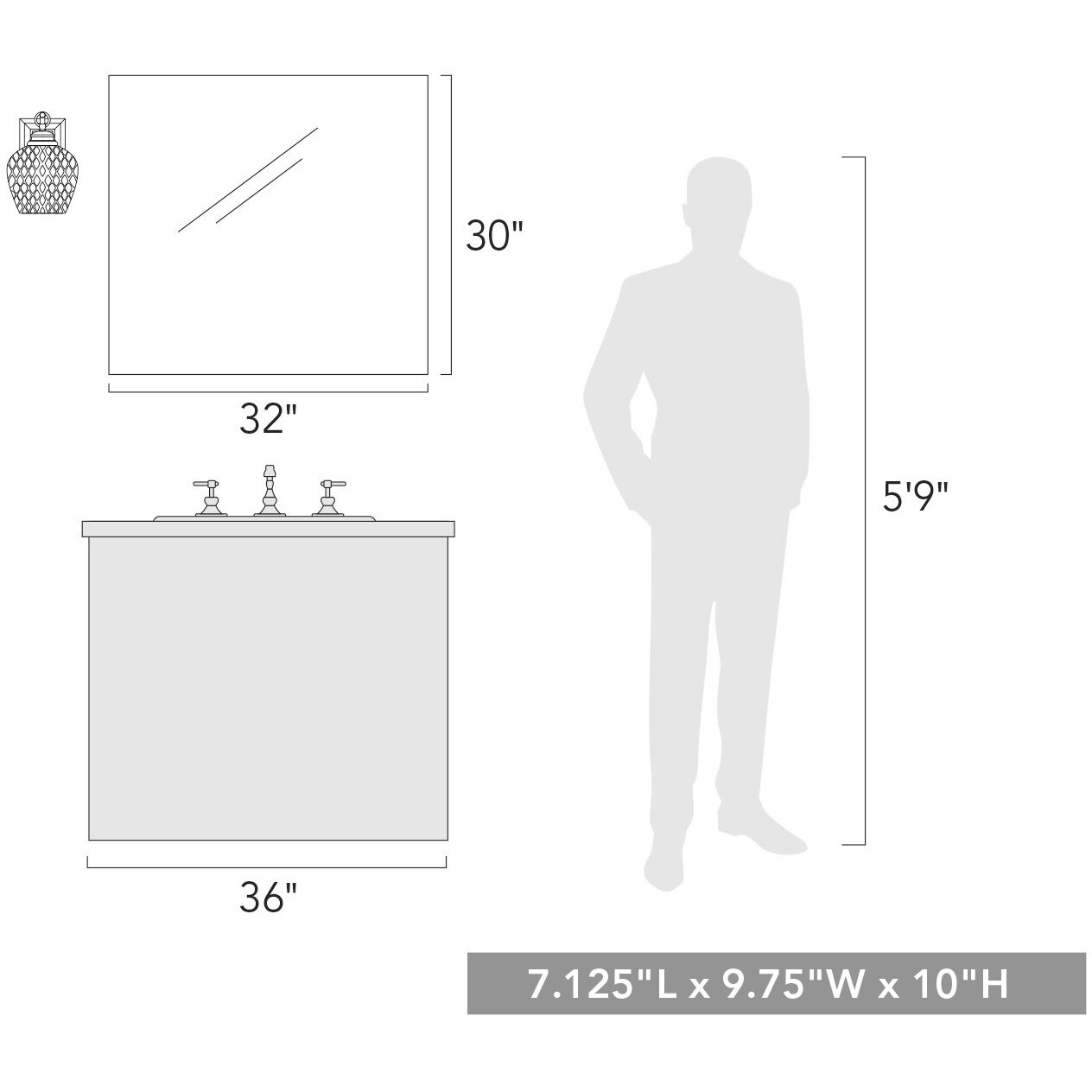 Adeline 1 Light 7.13 inch Matte Black Wall Sconce Wall Light