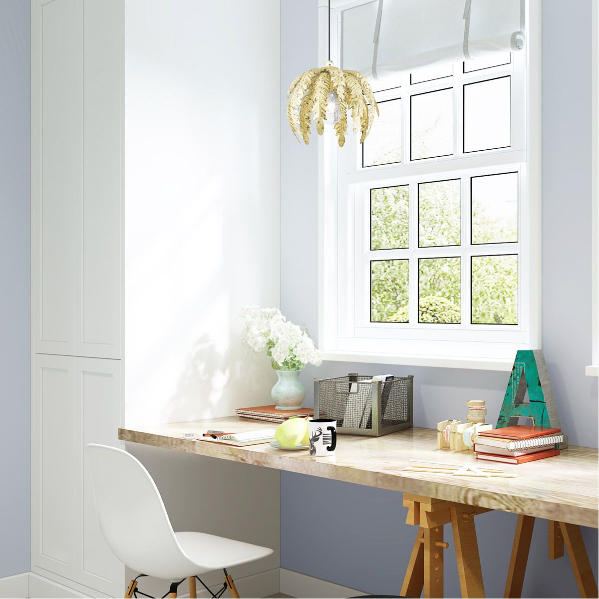 Acanthus 1 Light 12.63 inch Winter Gold Mini Pendant Ceiling Light