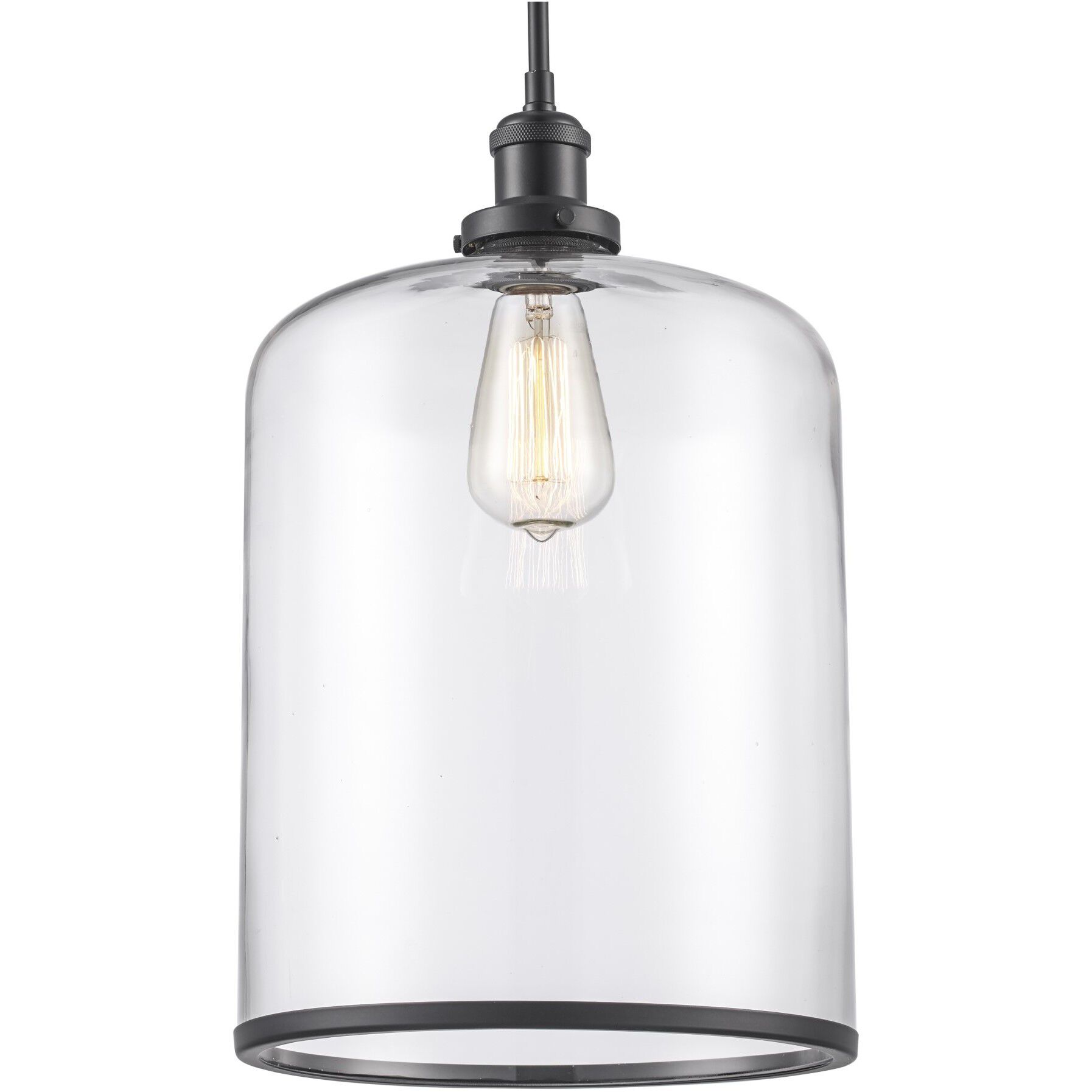 Dorina 1 Light 10.35 inch Black Jar Pendant Ceiling Light