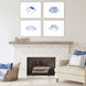 Animals Collection Blue Framed Art