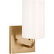 Rhett 1 Light 5 inch Satin Brass Wall Bath Fixture Wall Light