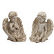 Angels Antique White and Gold Décor, Set of 2
