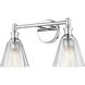Auden 2 Light 17.75 inch Chrome Bath Vanity Wall Light