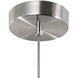 Lena LED 3 inch Satin Nickel Mini Pendant Ceiling Light