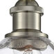 Ballston Small Waverly 1 Light 6 inch Brushed Satin Nickel Semi-Flush Mount Ceiling Light, Ballston