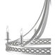Gavotte 6 Light 27.25 inch Silver Ice Chandelier Ceiling Light