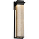 Fusion Wall Sconce Wall Light in Matte Black, Mercury Fusion