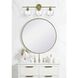 Collier 3 Light 28 inch Satin Gold Bath Sconce Wall Light