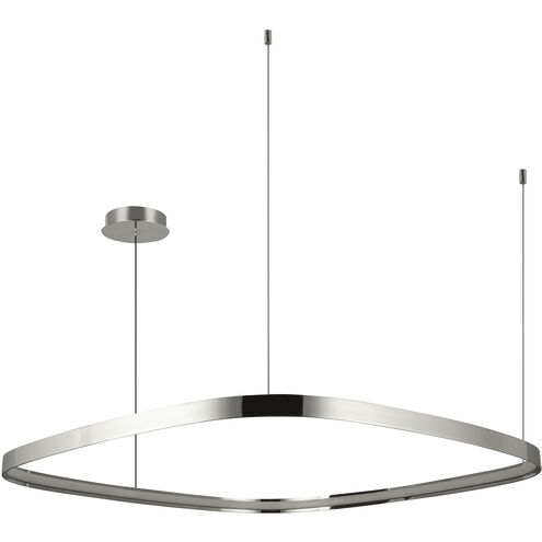 Yukon LED 39.25 inch Polished Nickel Pendant Ceiling Light