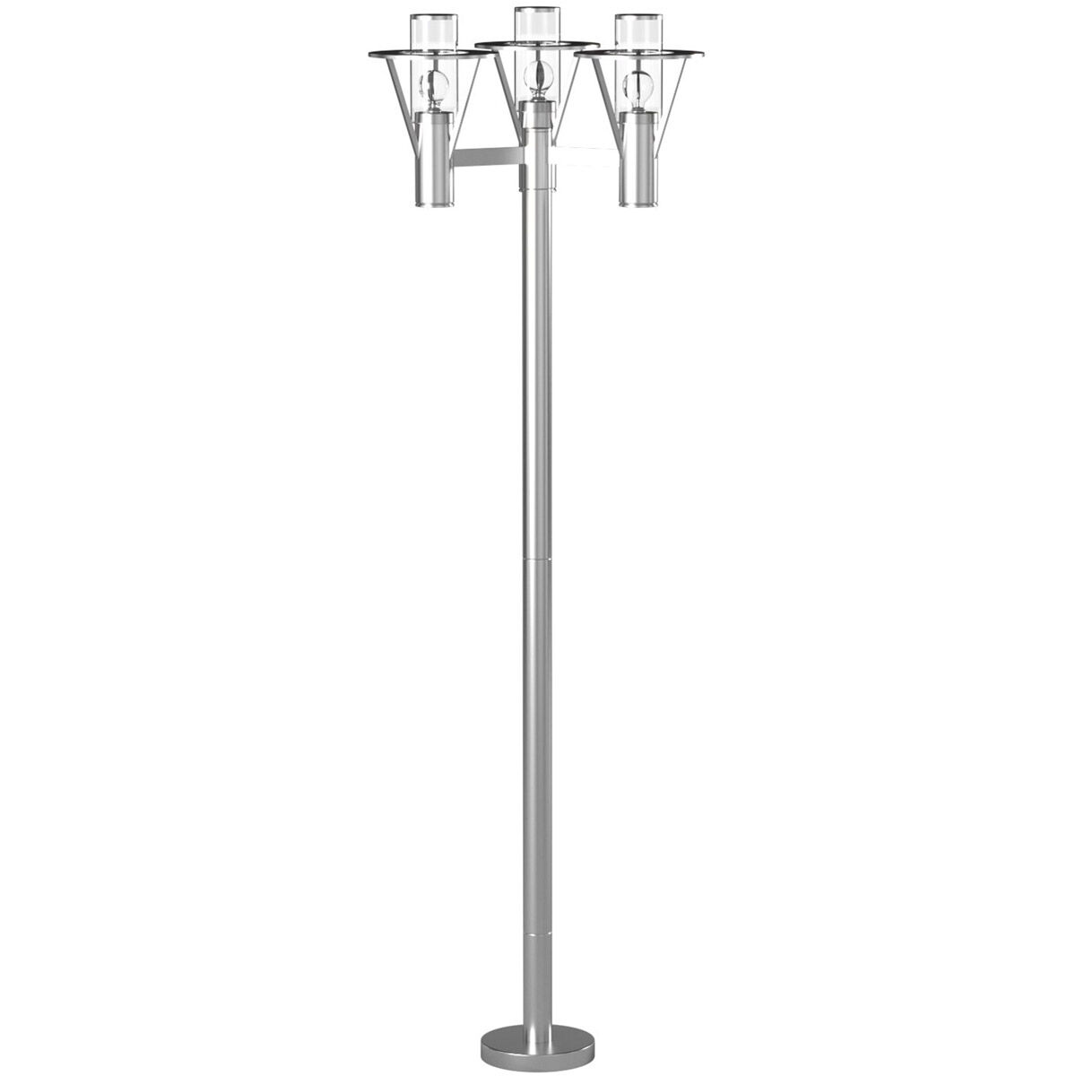 Belfast LED 86.75 inch Stainless Steel Outdoor Post Light