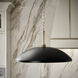 Delarosa 1 Light Black Pendant Ceiling Light