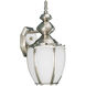 Roman Coach 1 Light 15 inch Brushed Nickel Outdoor Wall Lantern