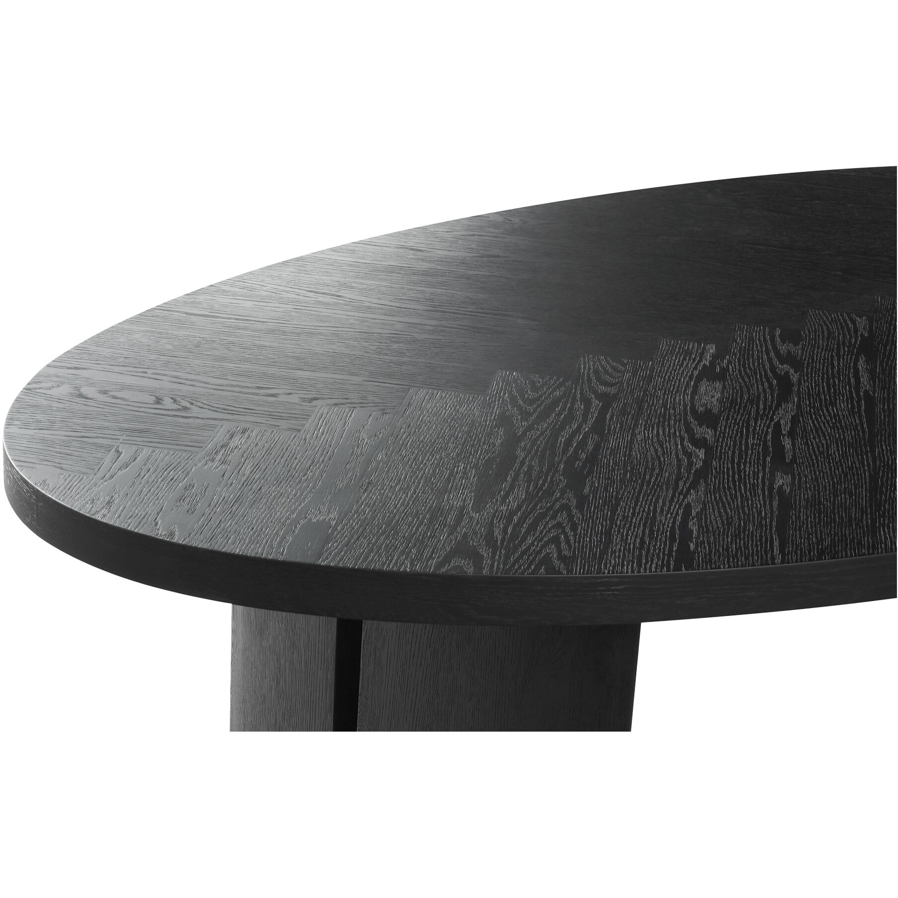 William 85.75 X 43.25 inch Black Dining Table