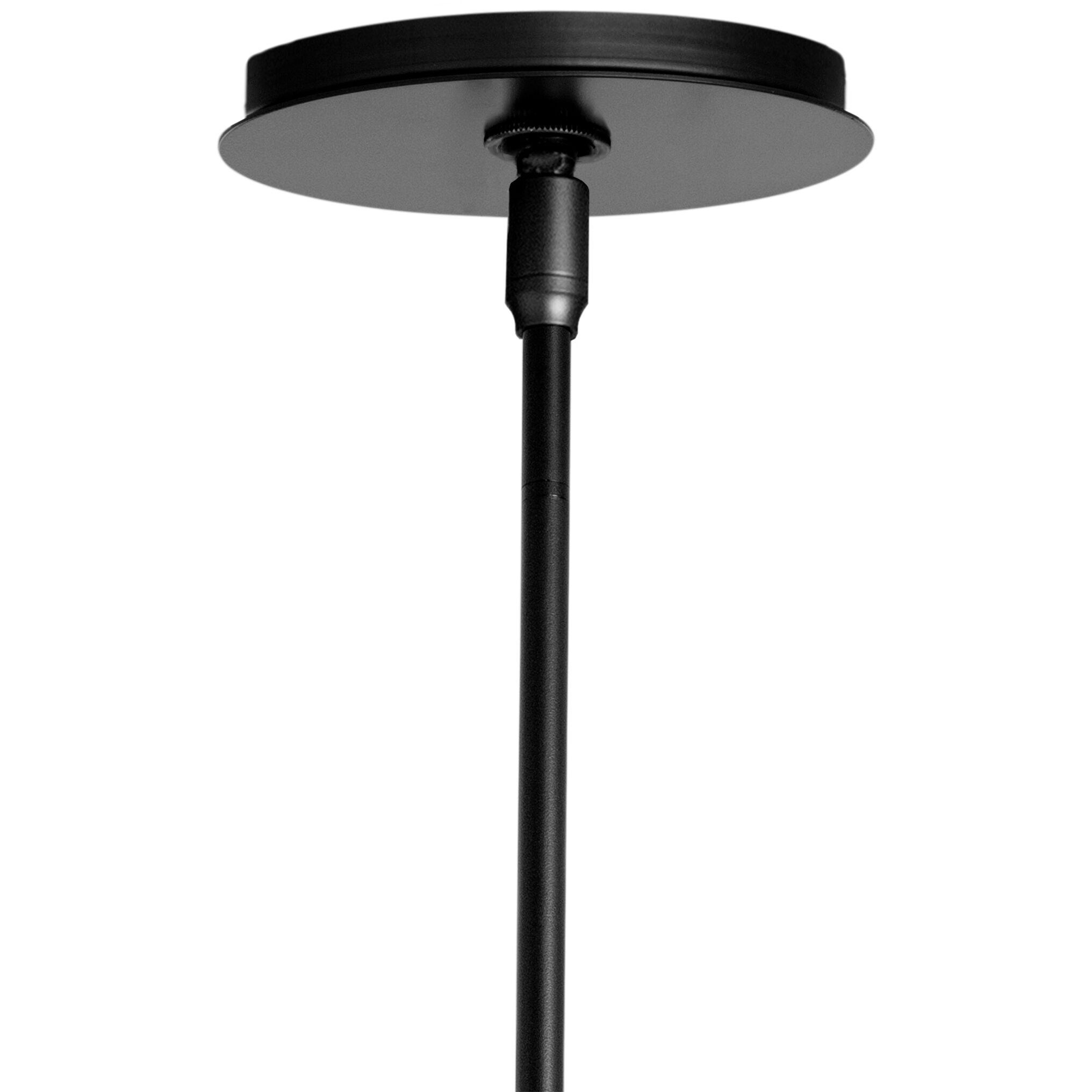 Exos 1 Light 6 inch Black Mini Pendant Ceiling Light, Small