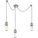 Thomas O'Brien Junio LED 8.75 inch Polished Nickel Pendant Ceiling Light in Clear Glass