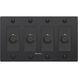 4G 100-120 Black Dimmer Switch, LED
