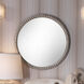 Audrey Beaded 30 X 30 inch White Wood Mirror