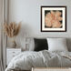 Secret Garden I Red and Pink and Brown and Beige Framed Art, Propac