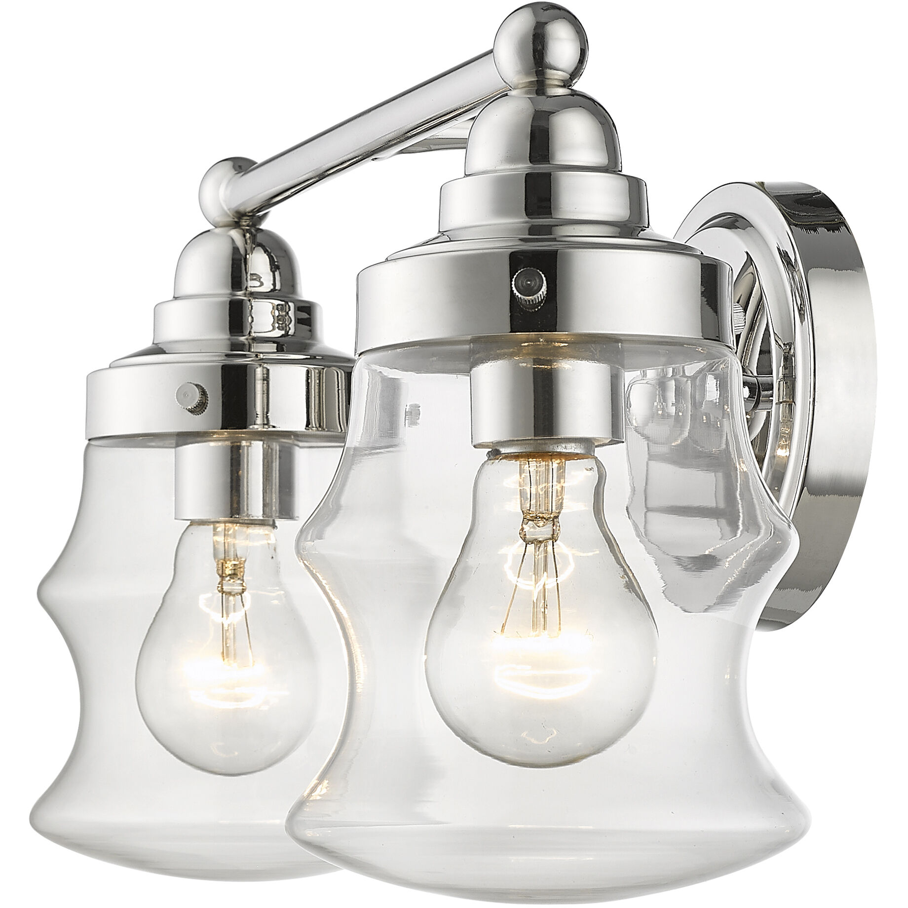 Keal 2 Light 16 inch Polished Nickel Vanity Light Wall Light