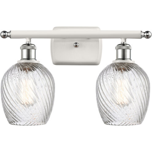 Ballston Salina LED 16 inch White and Polished Chrome Bath Vanity Light Wall Light, Ballston