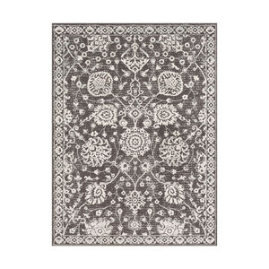 Aqualina 35 X 24 inch Charcoal/Medium Gray/Beige/Taupe Rugs, Rectangle