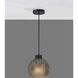 Atticus 9 inch Black Pendant Ceiling Light