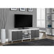 Vestal 60 inch White and Grey TV Stand