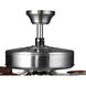 Builder 52 inch Brushed Nickel with Cherry/Natural Cherry Blades Ceiling Fan