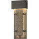 Ursa LED 23.6 inch Coastal Dark Smoke Outdoor Sconce, Small
