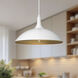 Alora Mood Abel 1 Light 14.25 inch White Pendant Ceiling Light