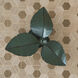 Banana Leaf 3 Light 24 inch Banana Leaf Semi-Flush Ceiling Light