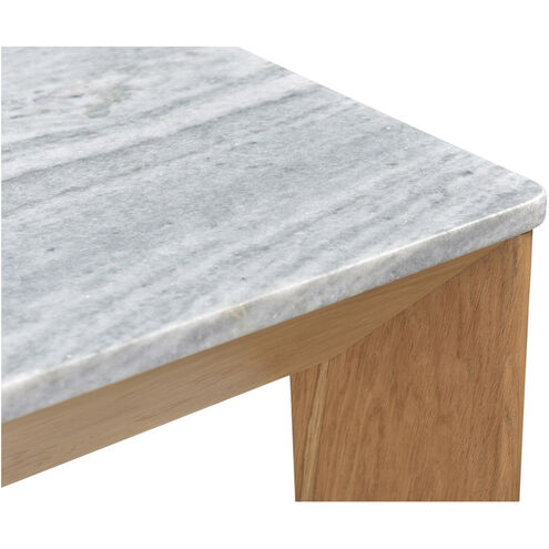 Angle 60 X 38 inch White Dining Table