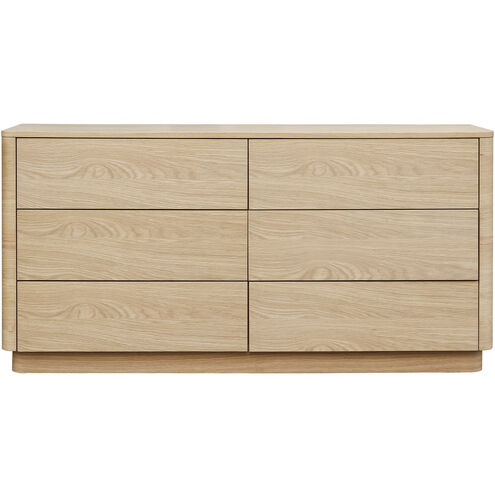 Round Off Light Oak Dresser