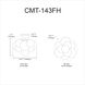 Comet 3 Light 14.25 inch Clear with Polished Chrome Flush Mount Ceiling Light
