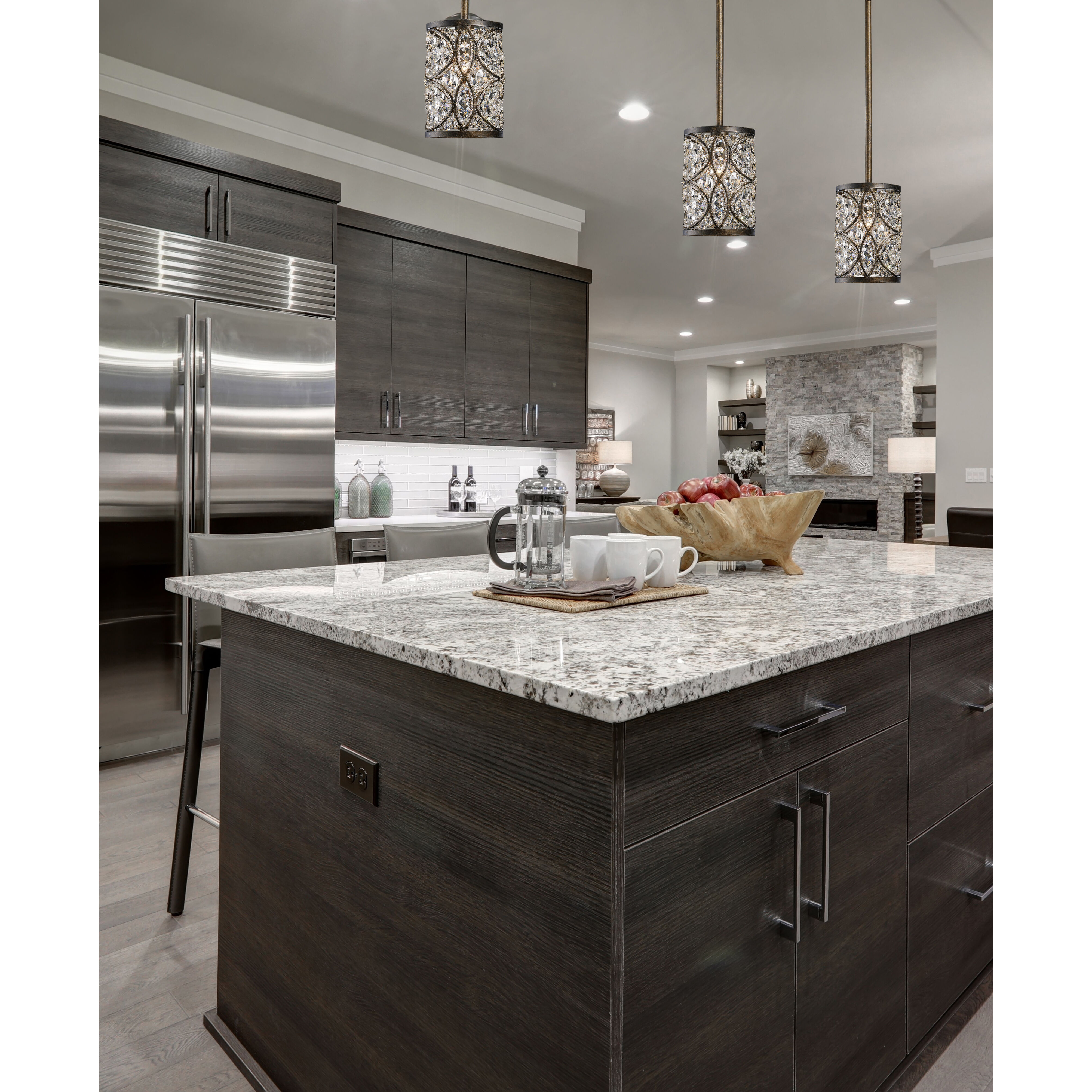 Amherst 1 Light 6 inch Antique Bronze Mini Pendant Ceiling Light