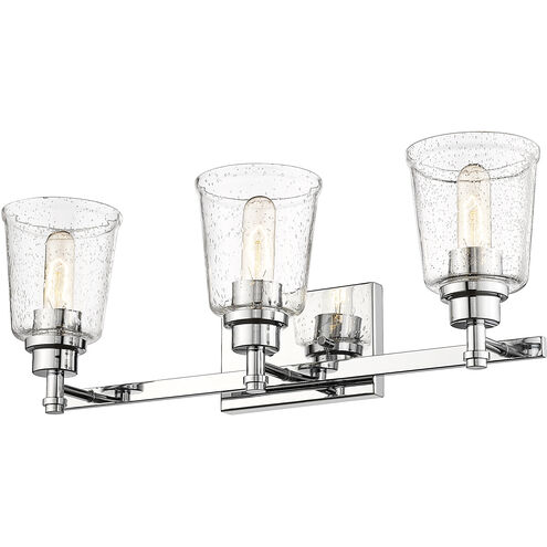 Bohin 3 Light 24 inch Chrome Vanity Wall Light