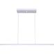 Maxton LED 36 inch White Chandelier Ceiling Light