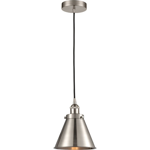 Franklin Restoration Appalachian LED 8 inch Brushed Satin Nickel Mini Pendant Ceiling Light