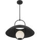 Lehigh 1 Light 22 inch Matte Black Pendant Ceiling Light